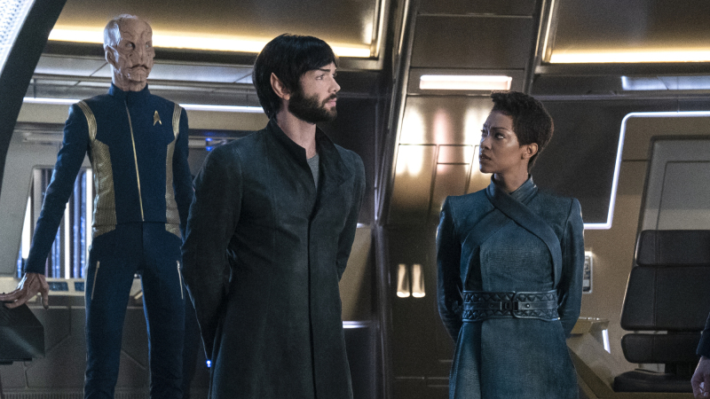 Spock and Michael might have to work together to save the day now, but it doesn’t magically erase the damage to their relationship as brother and sister.